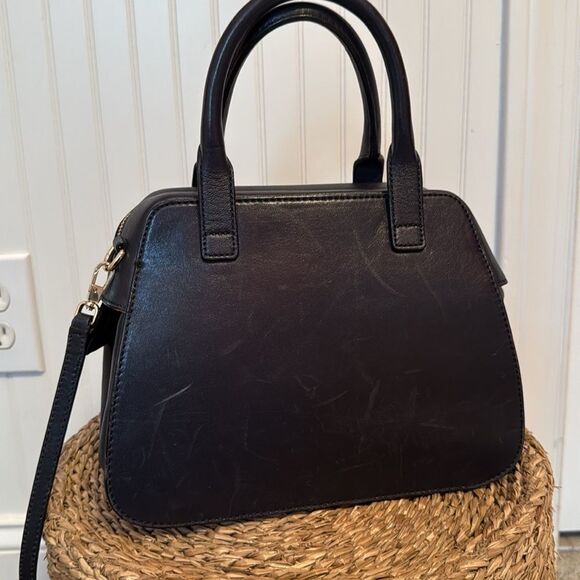 Kate Spade Elegant Black Handbag (Leather/calf hair) - Great Condition - Picture 4 of 12